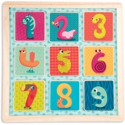 B. Toys B.TOYS B. Count N’ Doodle - Holzpuzzle Mit Magnetischen Zahlen 10-teilig Mehrfarbig
