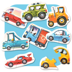CUBIKA TOYS Cubika Puzzles 8 In 1 "Transport"
