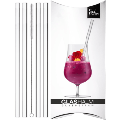 Eisch Glashalm-Set GENTLEMAN 20 Cm 4er Set Transparent