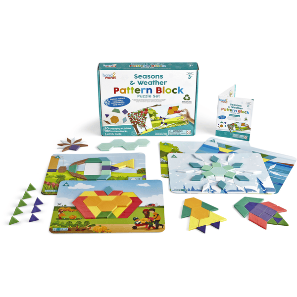 Learning Resources® Jahreszeiten Und Wetter Pattern Block Puzzle 3 Learning Resources® Jahreszeiten Und Wetter Pattern Block Puzzle