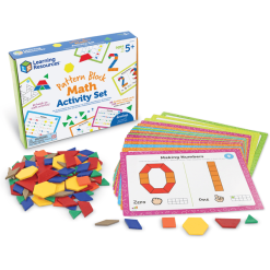 Learning Resources® Pattern Block Math Activity Set