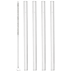 Leonardo Trinkhalme Ciao 15 Cm 4er Set Transparent