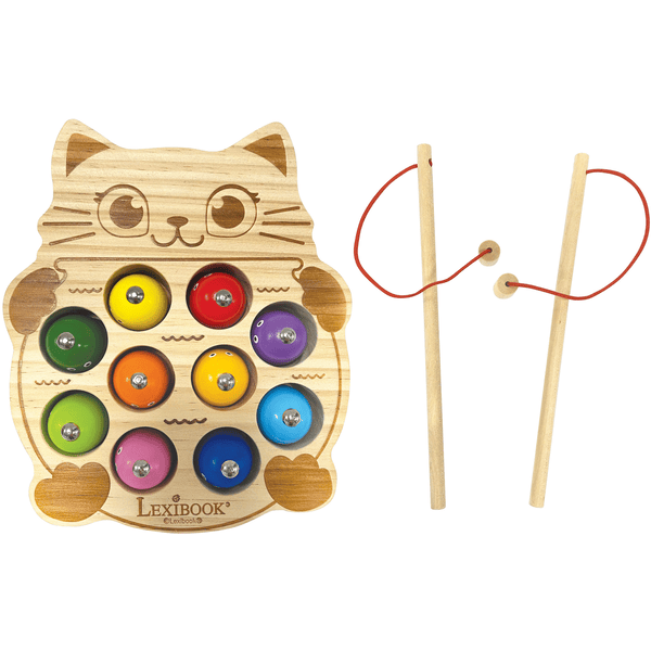 LEXIBOOK Angelspiel Aus Holz Mit Farbigen Angelködern 3 LEXIBOOK Angelspiel Aus Holz Mit Farbigen Angelködern