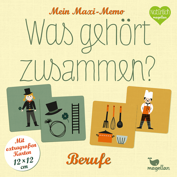 Magellan Verlag Mein Maxi-Memo - Was Gehört Zusammen? - Berufe 3 Magellan Verlag Mein Maxi-Memo - Was Gehört Zusammen? - Berufe
