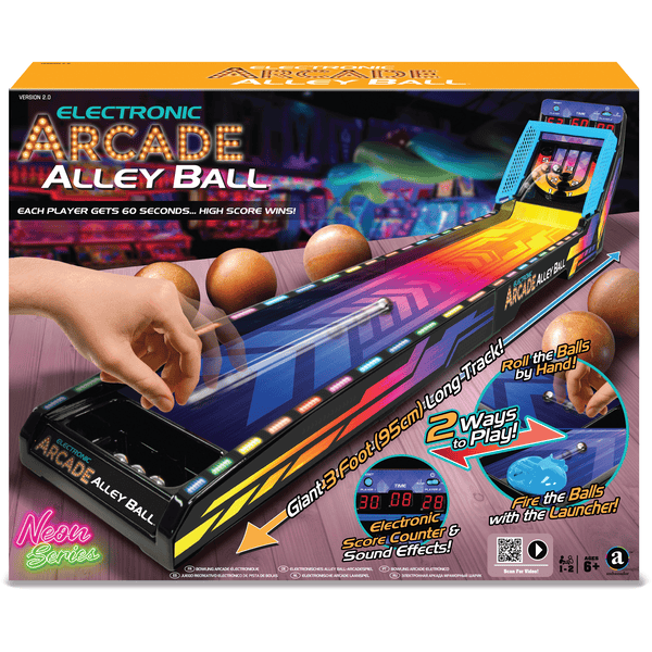 Merchant Ambassador Electronic Arcade Alley-Ball NEON Bunt 3 Merchant Ambassador Electronic Arcade Alley-Ball NEON Bunt