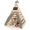 MUDDY BUDDY® Outdoor Tipi "Dreamer" Natur - Warmgrau