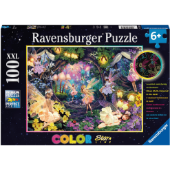 Ravensburger Color Star Line Puzzle - Leuchtende Waldfeen