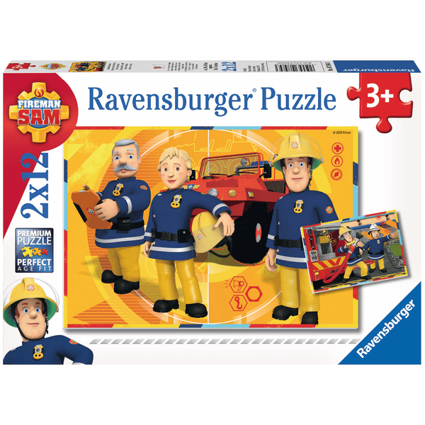 Ravensburger Puzzle 2x12 Teile - Feuerwehrmann Sam: Sam Im Einsatz 3 Ravensburger Puzzle 2x12 Teile - Feuerwehrmann Sam: Sam Im Einsatz