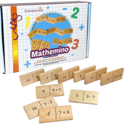 Schmetterline Mathe-Domino Aus Holz - MATHEMINO (PLUS/MINUS)