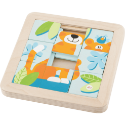 Sevi Holz Schiebepuzzle, 9-teilig