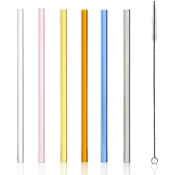 Stölze Lausitz Glastrinkhalme Bar 20 Cm 7er Set Bunt