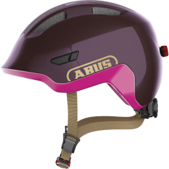 ABUS Fahrradhelm SMILEY 3.0 ACE LED Royal Lila