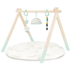 B. Toys B.TOYS B. Activity Gym Aus Holz Mit Spieldecke Und Stern-Greiflingen Mehrfarbig