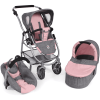 BAYER CHIC 2000 3 In 1 Kombi EMOTION ALL IN Grau-rosa -Kinderspielzeug Geschäft bayer chic 2000 3 in 1 kombi emotion all in grau rosa a271305