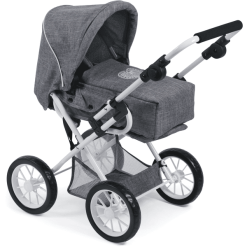 BAYER CHIC 2000 Kombi-Puppenwagen LENI, Jeans Grey