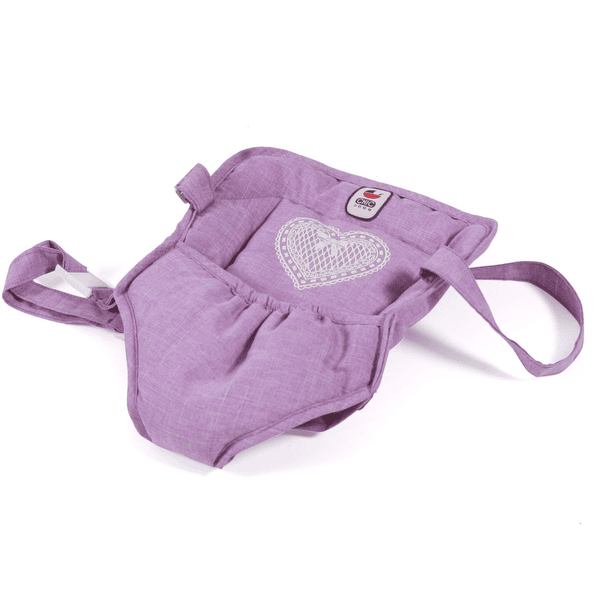 BAYER CHIC 2000 Puppen-Tragegurt Melange Flieder 3 BAYER CHIC 2000 Puppen-Tragegurt Melange Flieder