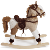 BAYER CHIC 2000 Schaukelpferd Braun Mit Weißen Flecken -Kinderspielzeug Geschäft bayer chic 2000 schaukelpferd braun mit weissen flecken a320823