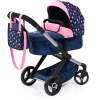 Bayer Design Kombi-Puppenwagen Xeo Blau/Rosa -Kinderspielzeug Geschäft bayer design kombi puppenwagen xeo blau rosa a372063