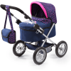 Bayer Design Puppenwagen Trendy Blau, Mit Einhorn