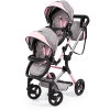 Bayer Design Zwillings-Puppenwagen Twin Neo Grau/rosa, Mit Schmetterling -Kinderspielzeug Geschäft bayer design zwillings puppenwagen twin neo grau rosa mit schmetterling a313430