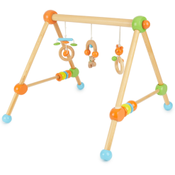 Bieco Baby Holz-Gym, Bunt
