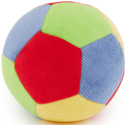 Bieco Baby Velours-Ball Mit Rassel 10 Cm