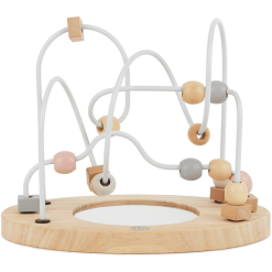 Bieco Motorikschleife Mit Spiegel Rosa