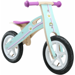 Bikestar Laufrad 12 Zoll Holz Türkis