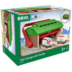 Brio Mitnehm-Lokschuppen Mit Reisezug Bunt