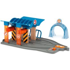 BRIO Smart Tech Sound Waschstraße Mit Werkstatt