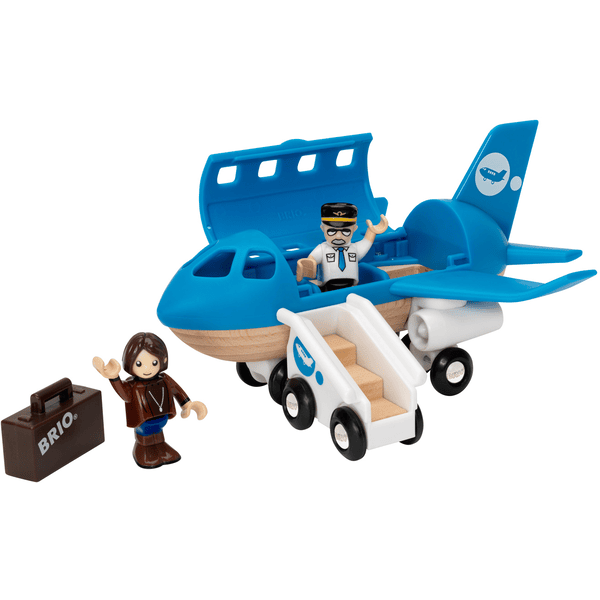 BRIO® WORLD Blaues Flugzeug 33306 3 BRIO® WORLD Blaues Flugzeug 33306