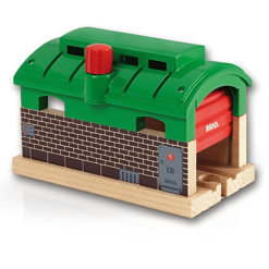 BRIO® WORLD Lokschuppen Mit Rolltor 33574