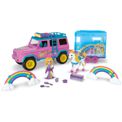 Dickie Toys DICKIE Unicorn Trailer, Try Me
