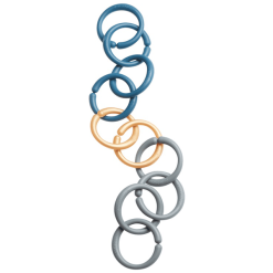 Done By Deer™ Befestigungsringe Set, Dunkelblau