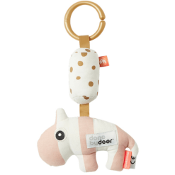 Done By Deer™ Kinderwagenanhänger Nilpferd Ozzo, Rosa