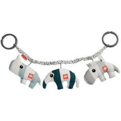 Done By Deer™ Kinderwagenkette Deer Friends, Blau