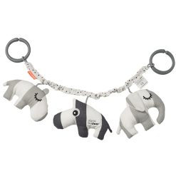 Done By Deer™ Kinderwagenkette Deer Friends, Grau