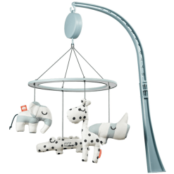 Done By Deer™ Musik-Mobile Sleepy Mit Spiegel, Blau