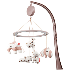 Done By Deer™ Musik-Mobile Sleepy Mit Spiegel, Rosa