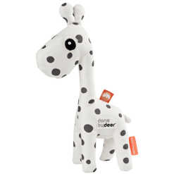 Done By Deer™ Rassel Giraffe Raffi, Weiß/schwarz