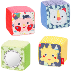 Fehn® 4er Set Würfel COLOR Friends