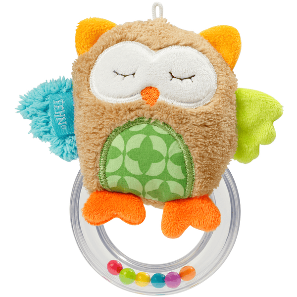 Fehn® Rasselring Eule - Sleeping Forest 3 Fehn® Rasselring Eule - Sleeping Forest