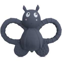 Filibabba Beißring Felix Die Fliege Naturkautschuk - Muddly Blue