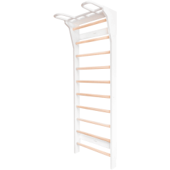 Fitwood AARNI Sprossenwand, Weiß - Birke