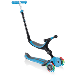 GLOBBER GO-UP FOLDABLE PLUS LIGHTS Hellblau - Mit Leuchtrollen