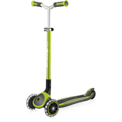 GLOBBER MASTER LIGHTS Lime Grün, Mit Leuchtrollen