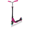 GLOBBER Scooter FLOW 125 LIGHTS Ruby Pink-grau, Mit Leuchtrollen -Kinderspielzeug Geschäft globber scooter flow 125 lights ruby pink grau mit leuchtrollen a303820