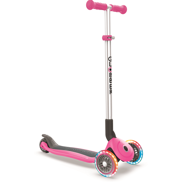 Globber Scooter Primo Foldable Mit Leuchtrollen, Pink 3 Globber Scooter Primo Foldable Mit Leuchtrollen, Pink