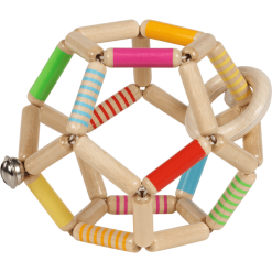 Goki Greifling Elastik Ball, Gestreift