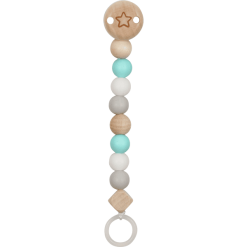 Goki Schnullerkette Stern Türkis